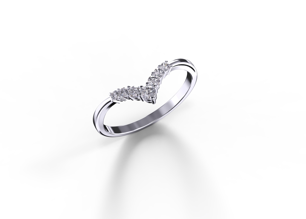 Dainty V-shaped Ring 